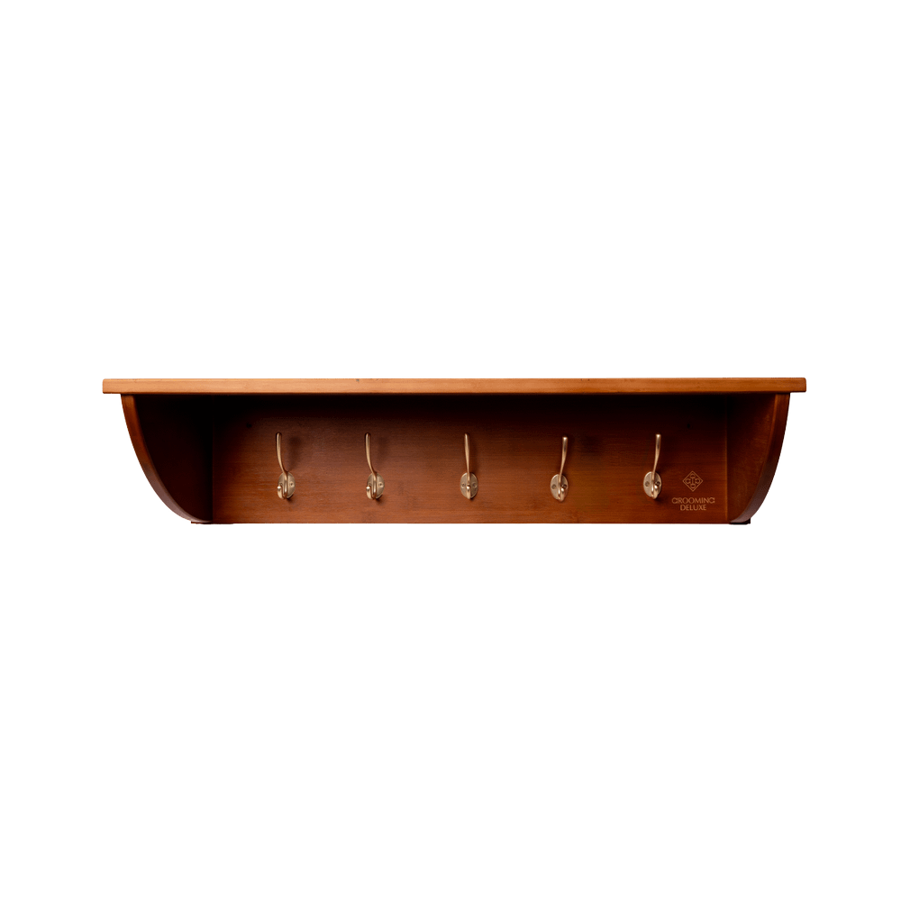 Helmet Shelf with Rack & 5 hooks