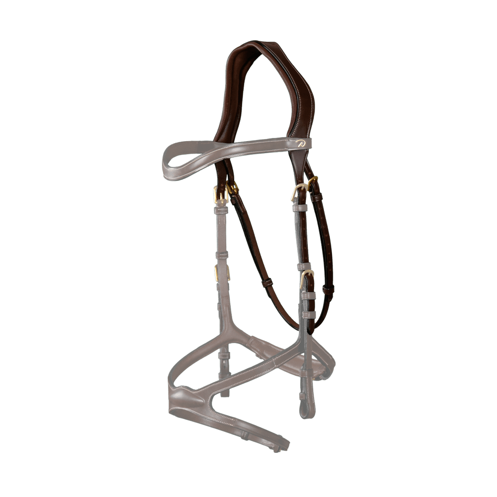 1-strap Headpiece with throat latch