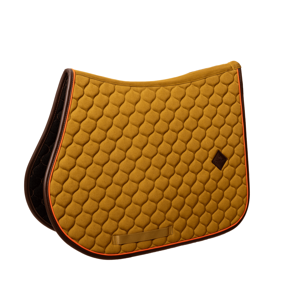 Saddle Pad Onion Quilt Neon Leather Jumping