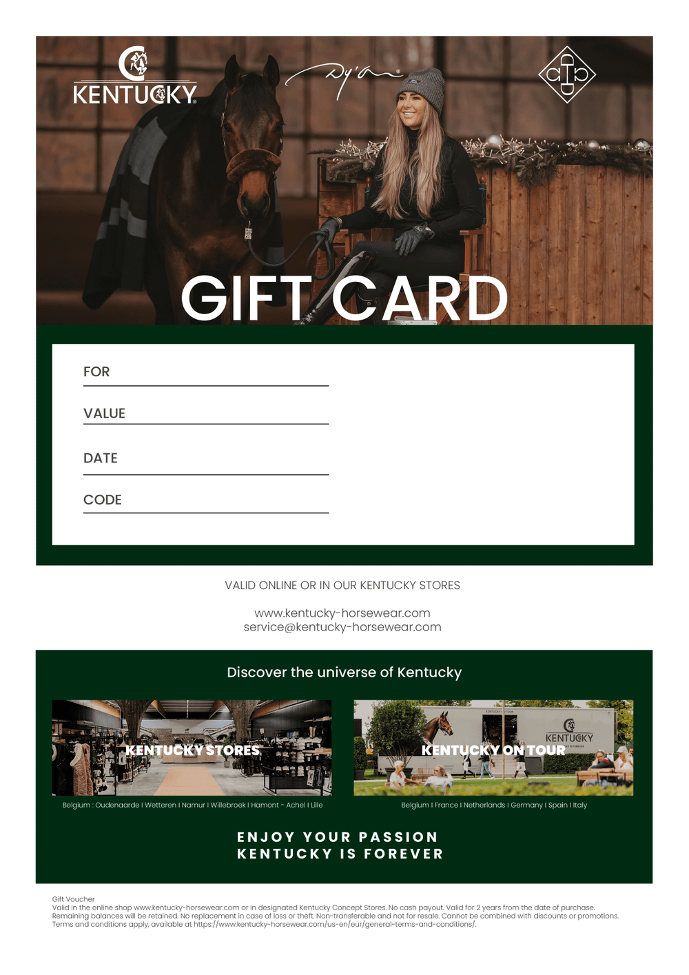 Kentucky Cadeaubon