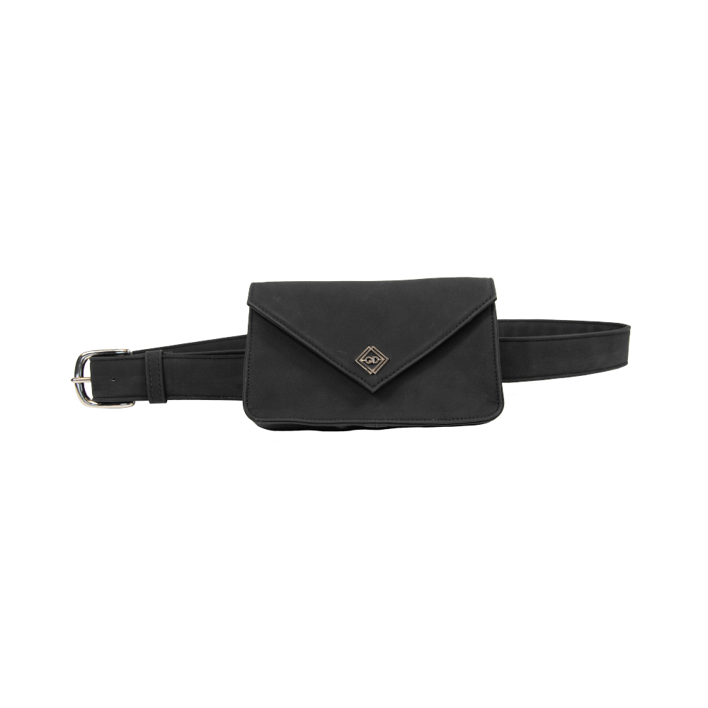 Black envelope 2025 belt bag