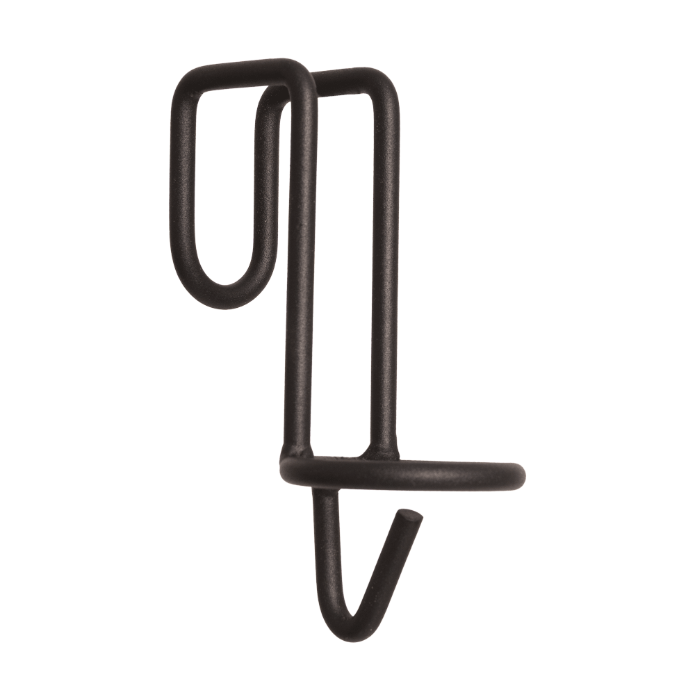 Bucket portable hook matt black