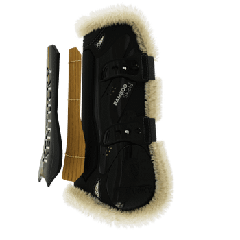 Vegan Sheepskin Tendon Boots Bamboo Elastic Vegan Sheepskin Tendon Boots Bamboo Elastic