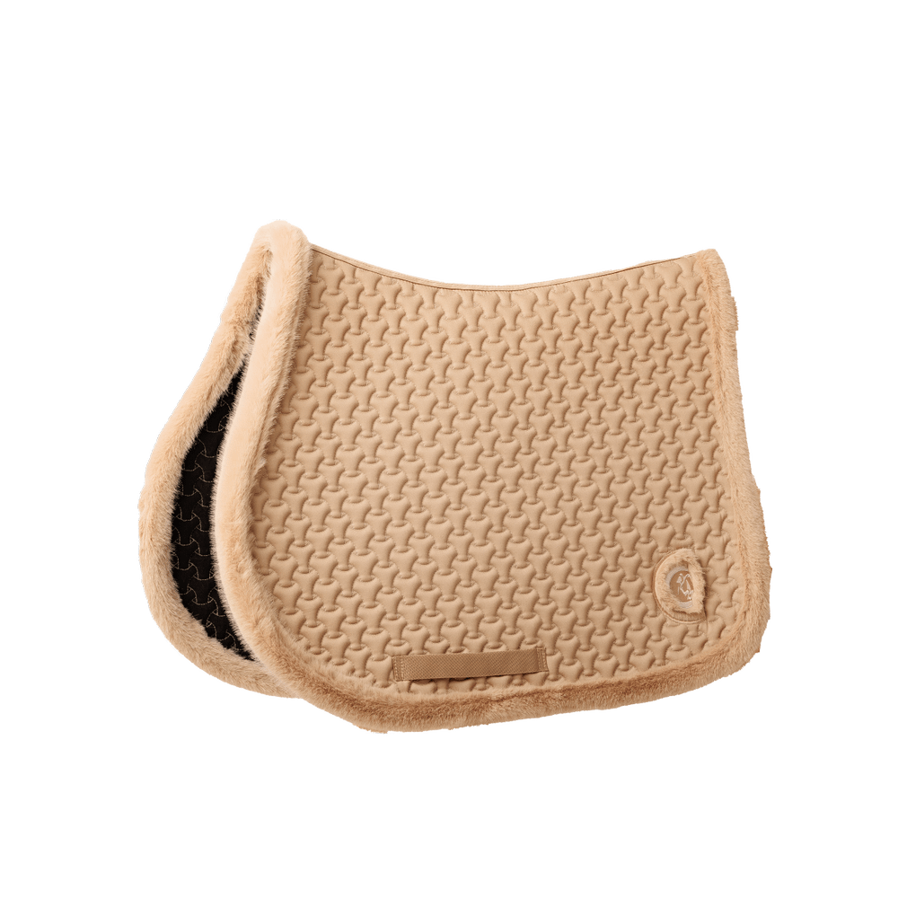 Saddle Pad Fake Fur Plaited Quilt