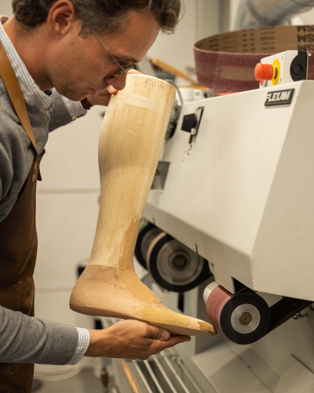 Customized orthopedic riding boots
