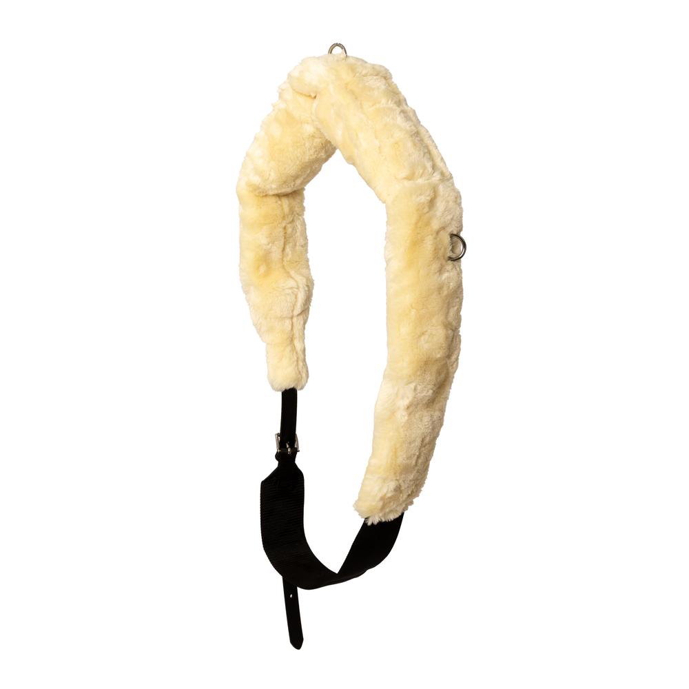Nylon Longeersingel met Schapenvacht