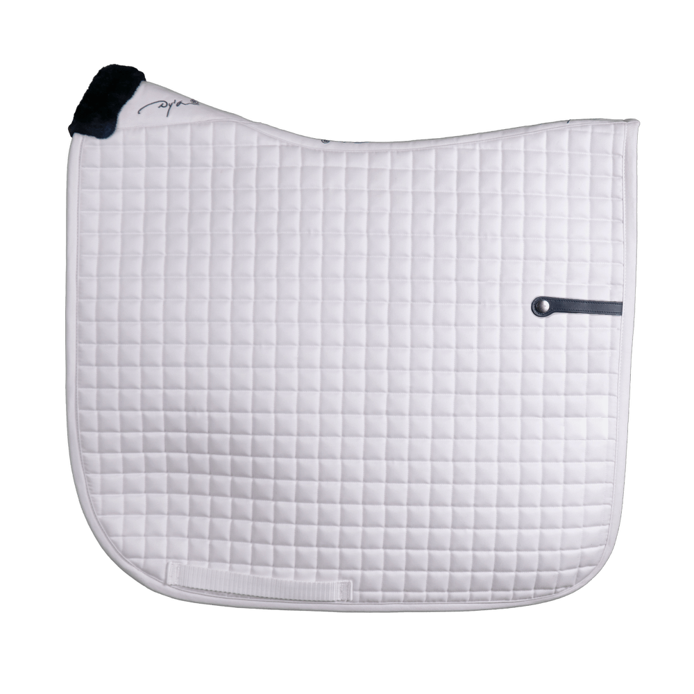 Show Saddle Pad Dressage, White, FULL, HO22FWH