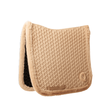 Saddle Pad Fake Fur Plaited Quilt  Saddle Pad Fake Fur Plaited Quilt