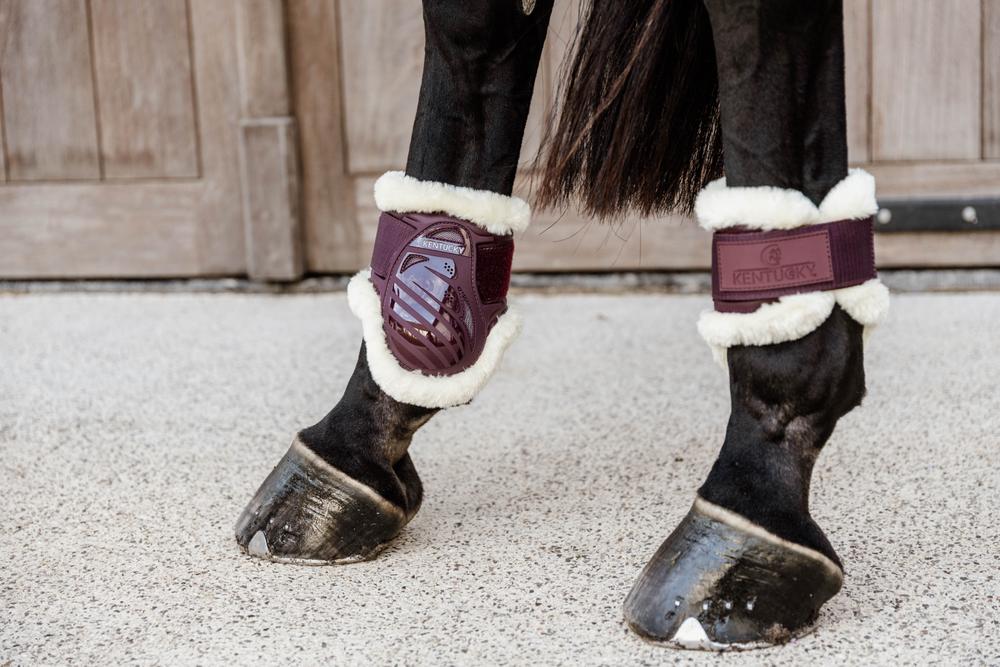 Protège-boulet jeunes chevaux mouton vegan