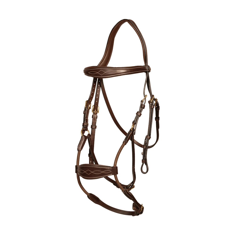 Elastic Hybrid Noseband Bridle