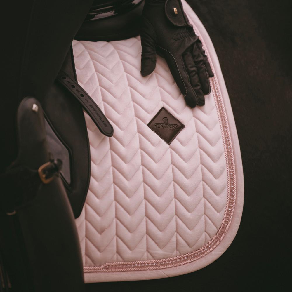 Saddle Pad Velvet Pearls Dressage