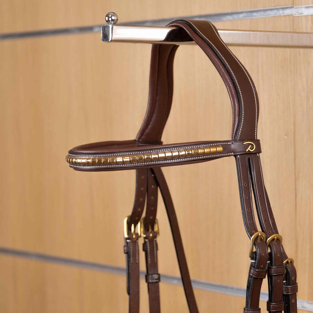 Brass Clincher Straight Browband