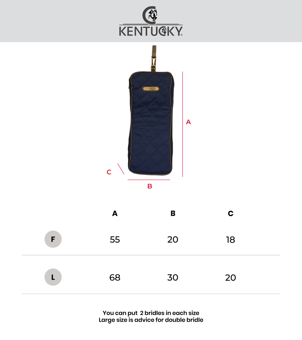 Bridle bag black | FULL | Black | 82107-01-F | Kentucky
