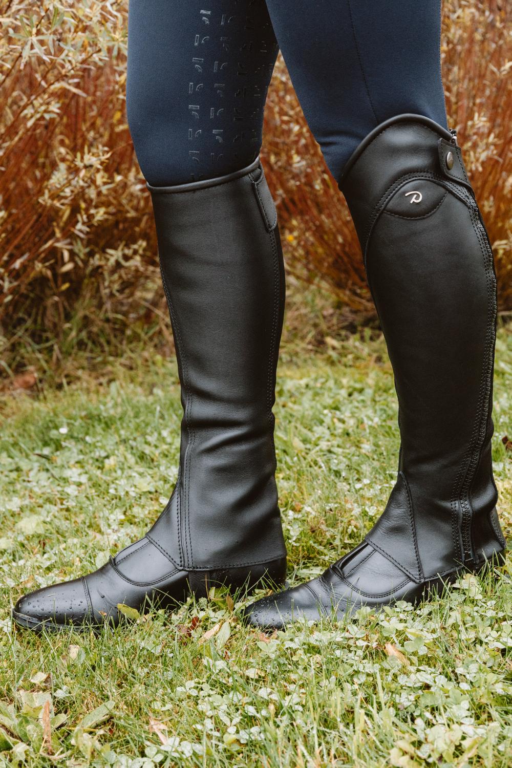 Short Boots Front Zipper