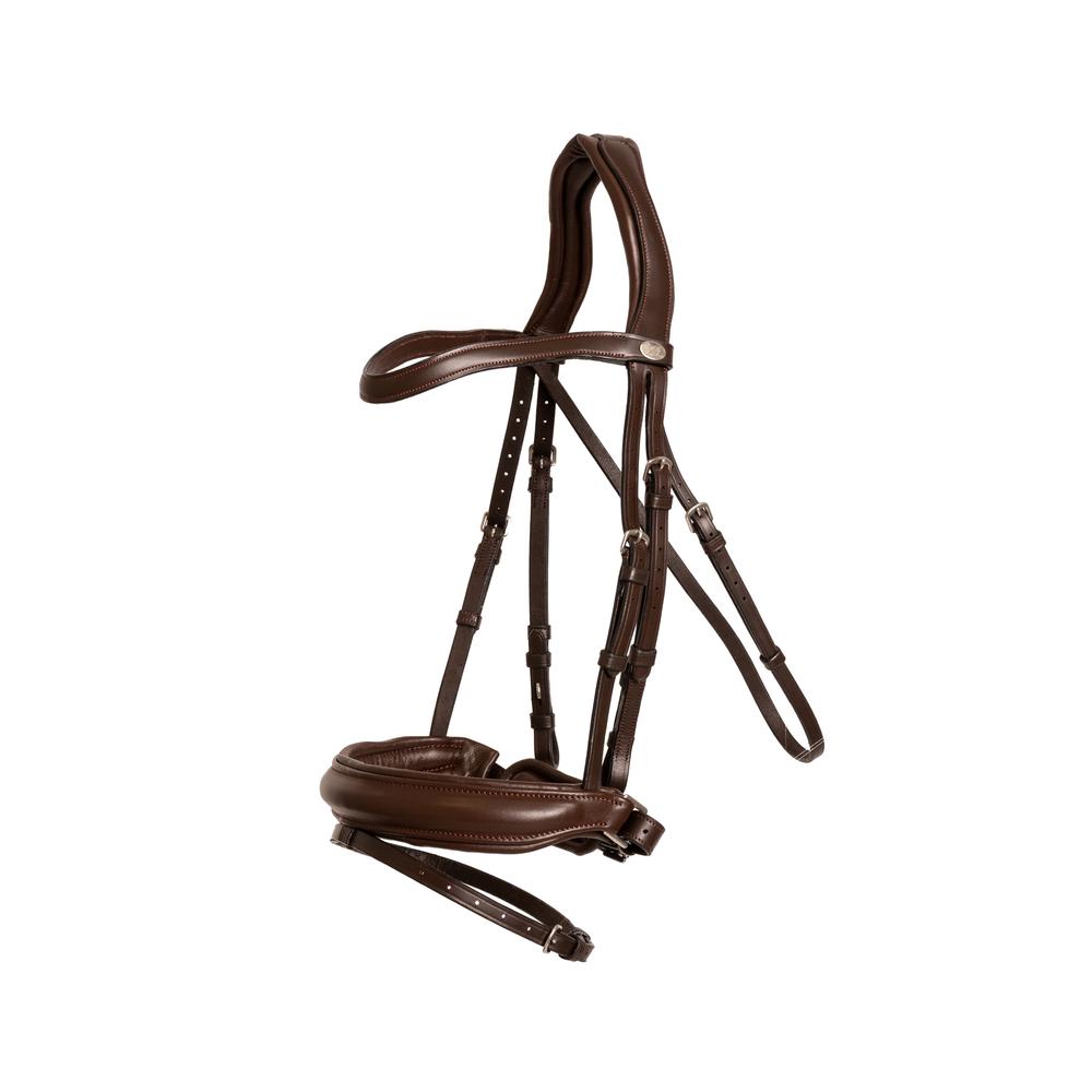 Bridon Muserolle Medium en Cuir Souple