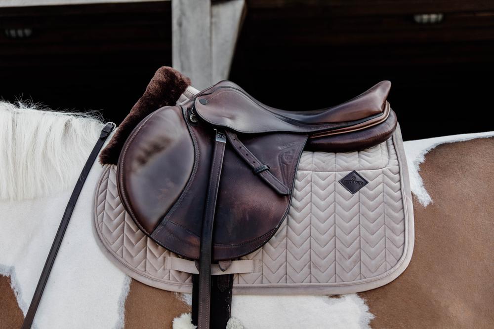 Skin Friendly Saddle Pad Velvet Jumping